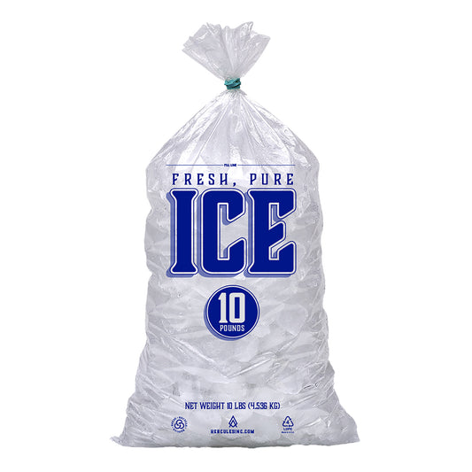 Ice Bags 10# Fresh, Pure Ice - Loose/Cut