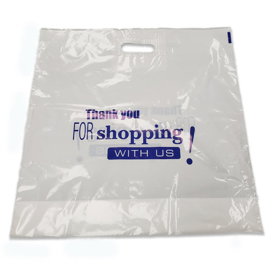 Patch Handle Bag - Thank you for shopping with us - 250/cs