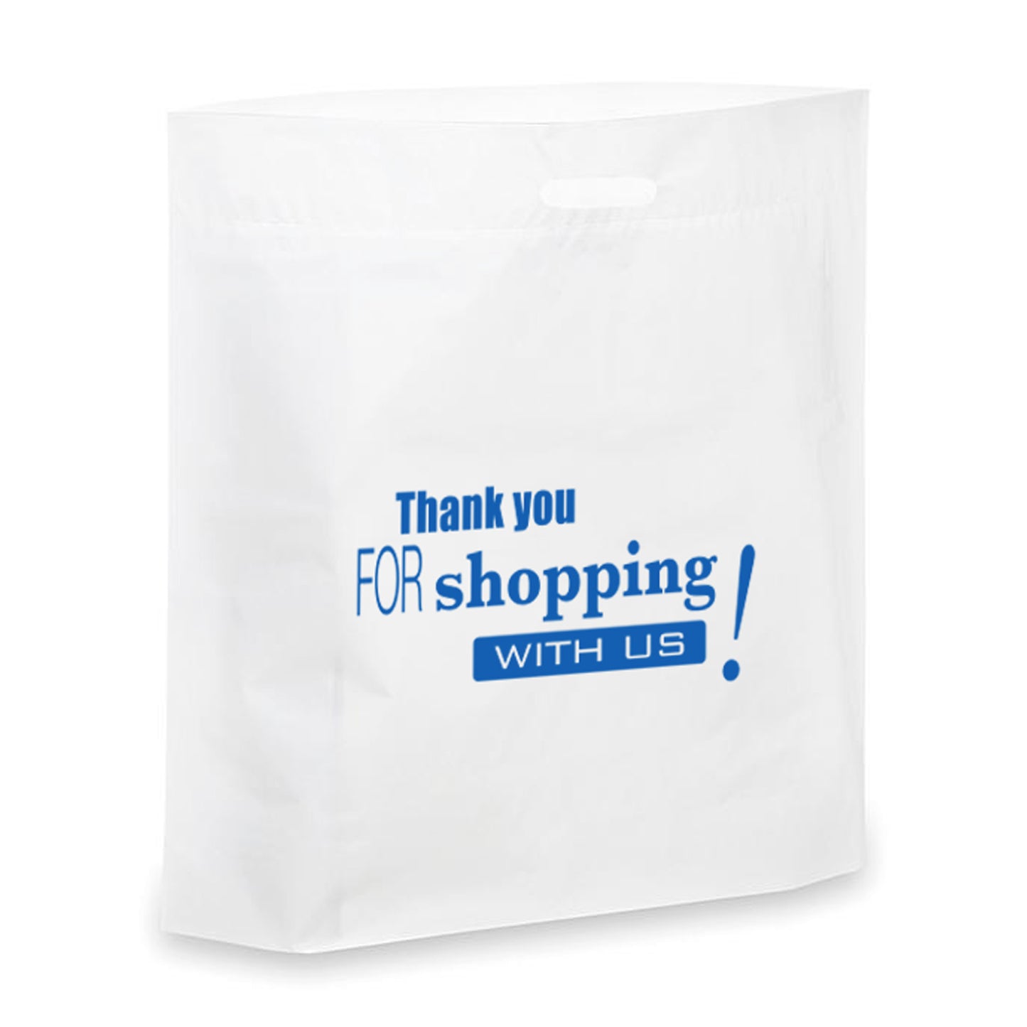 Patch Handle Bag - Thank you for shopping with us - 250/cs